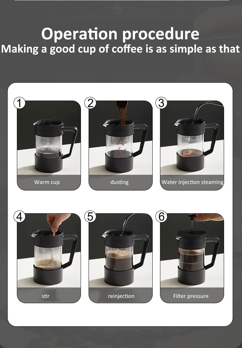French Press Coffee Maker