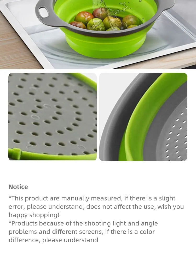 Collapsible Silicone Strainer