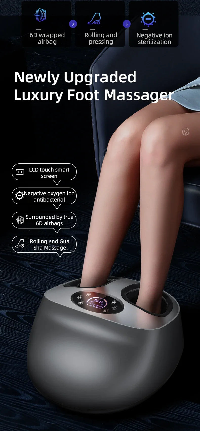 Smart Foot Pneumatic Massager