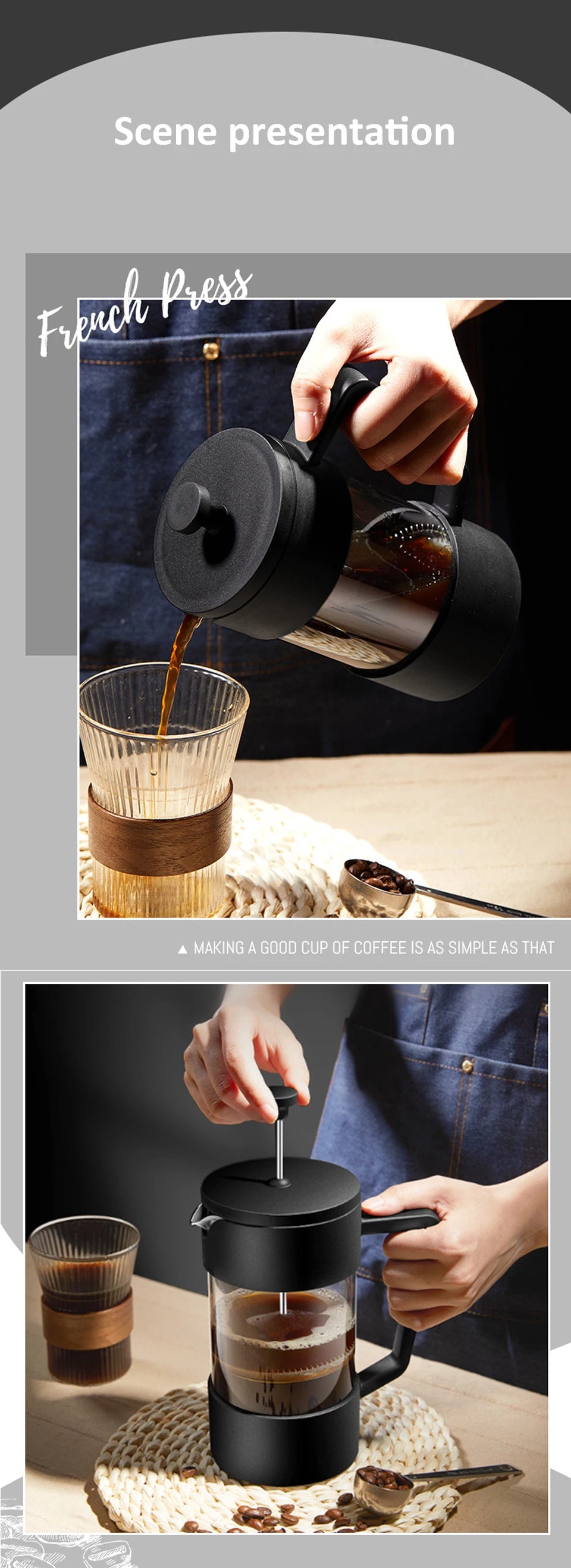 French Press Coffee Maker