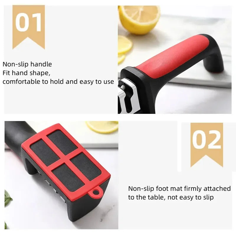 Kitchen 4-Segment Knife Sharpener