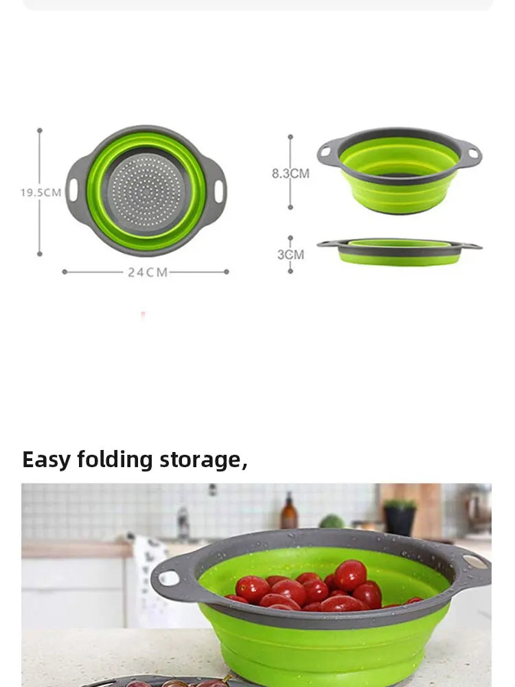 Collapsible Silicone Strainer