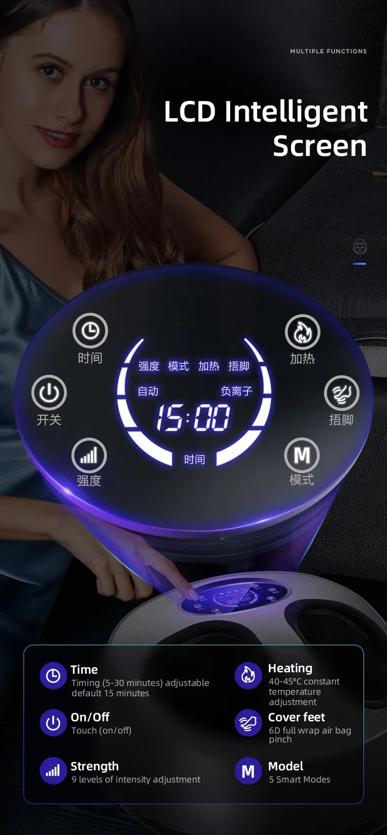 Smart Foot Pneumatic Massager