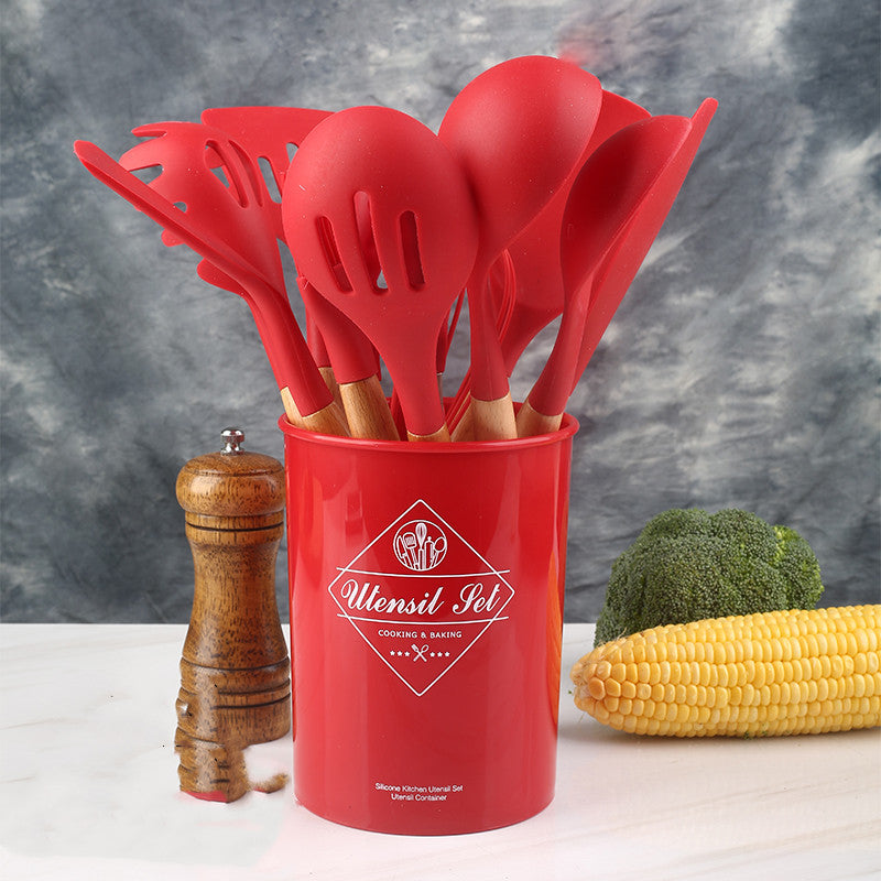 Silicone Cooking Spoon Set