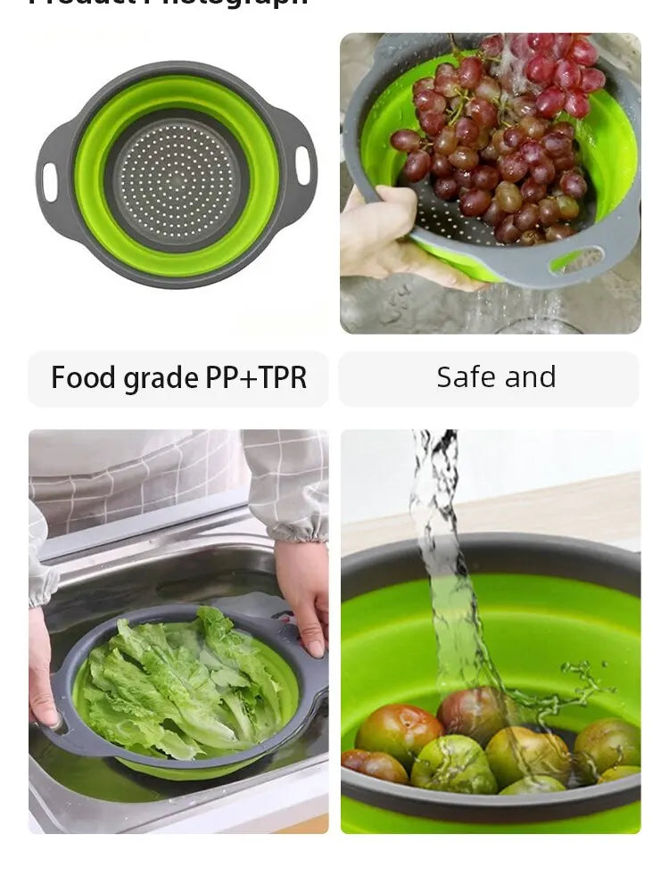 Collapsible Silicone Strainer