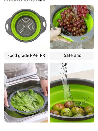 Collapsible Silicone Strainer