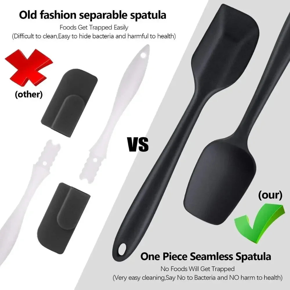 6 Pieces Silicone Spatula