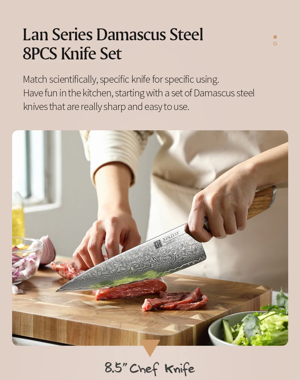 73 Layers Kitchen Knife Set