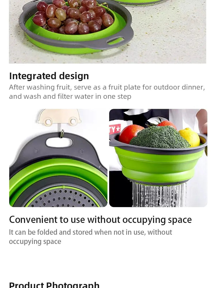 Collapsible Silicone Strainer