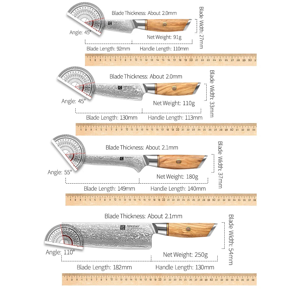 73 Layers Kitchen Knife Set