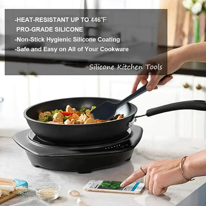 6 Pieces Silicone Spatula