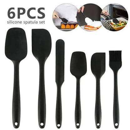 6 Pieces Silicone Spatula