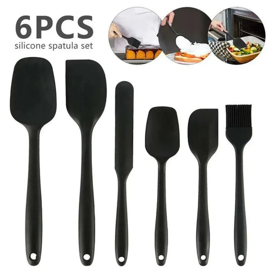 6 Pieces Silicone Spatula