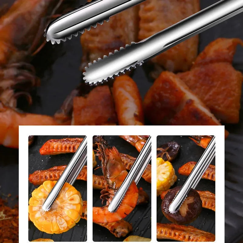 Steel Grill Tongs