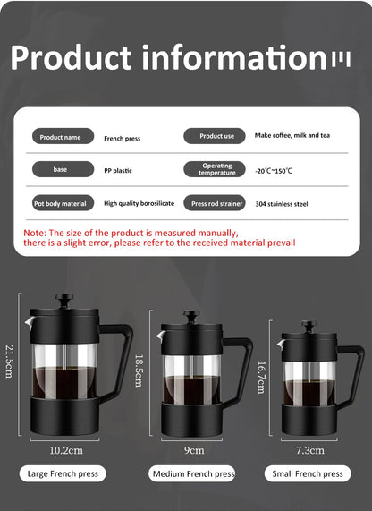 French Press Coffee Maker