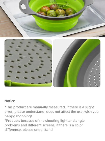 Collapsible Silicone Strainer