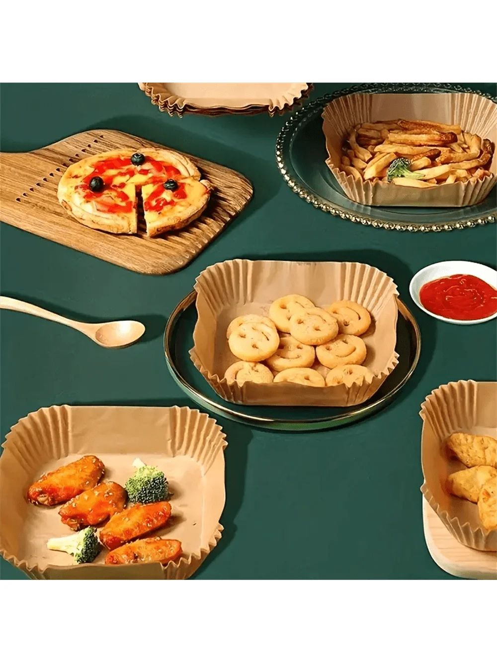 Air fryer disposable paper pads