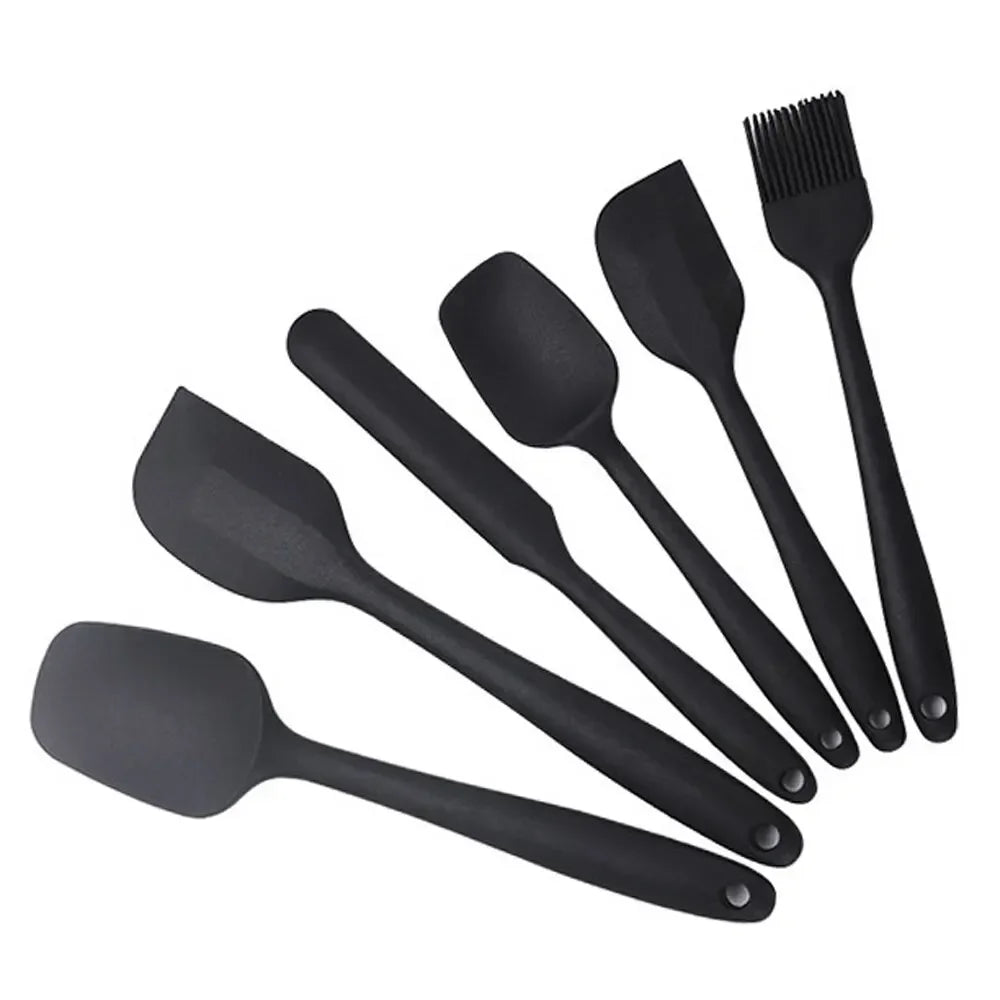6 Pieces Silicone Spatula