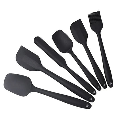 6 Pieces Silicone Spatula