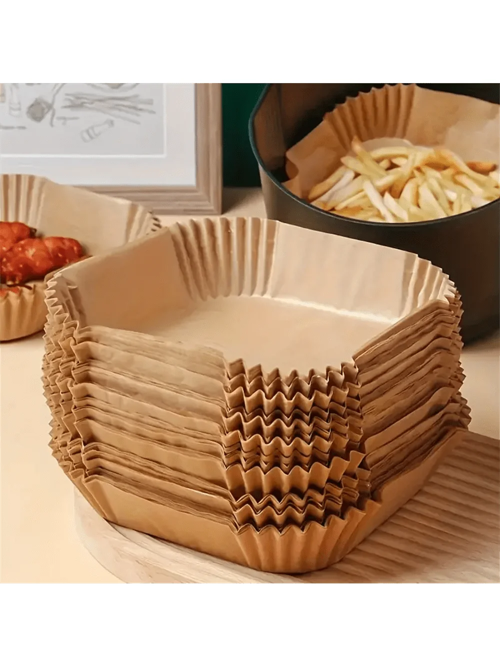 Air fryer disposable paper pads