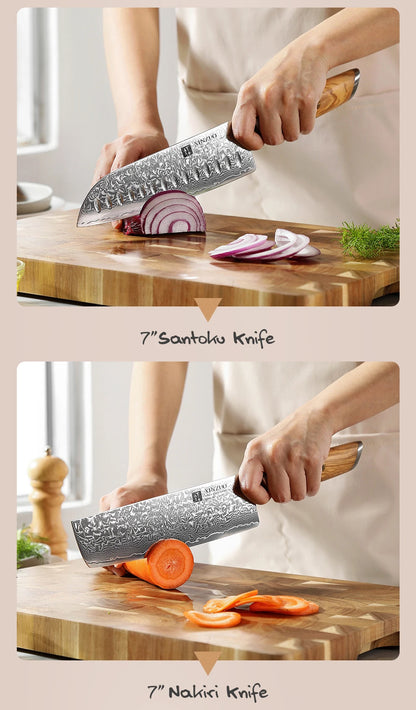 73 Layers Kitchen Knife Set